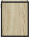 vidaXL - Nachtkastjes - 2 - st - wandgemonteerd - 40x31x39,5cm - sonoma - eikenkleur