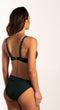 Beachlife Rich Green - Voorgevormde bikinitop met beugel - Multiway - Maat 44C