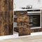 vidaXL - Onderkast - Lyon - 40x46x81,5 - cm - bewerkt - hout - gerookt - eikenkleurig