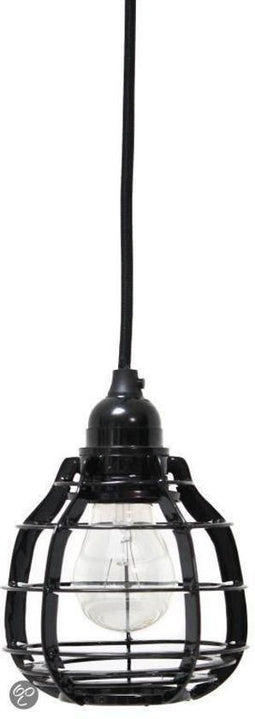 HKliving Lab lamp - Industrieel - 3 meter snoer met schakelaar - Grijs