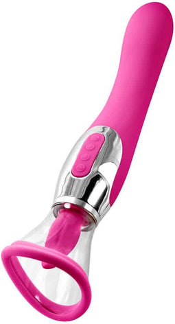 Yoba Harmony - Clitorisvibrator en G-spotvibrator - Zuigfunctie - Fuschia