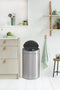 Brabantia Touch Bin Recycle - Prullenbak - 10+23 liter - Matt Steel Fingerprint Proof