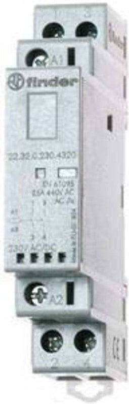 Finder 22.32.0.012.4320 Installatiezekeringautomaat 2x NO 250 V/AC, 440 V/AC 1 stuk(s)