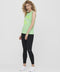 Only Play Mindy Life SL Top - Mouwloos - Logoprint - Groen - Maat XL