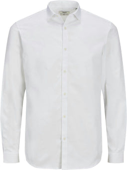 JACK&JONES JPRBLACARDIFF - Heren Overhemd - Wit - Maat XL
