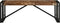 vidaXL - Salontafel - 100x50x35 - cm - massief - gerecycled - hout - meerkleurig