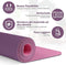 Yogamat TPE Antislip dubbelzijdige waterdichte yogamat Maat 183 x 61 x 06 cm met riem geschikt voor yoga gymnastiek training