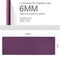 Yogamat TPE Antislip dubbelzijdige waterdichte yogamat Maat 183 x 61 x 06 cm met riem geschikt voor yoga gymnastiek training