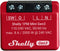 Shelly 1PM Mini Gen3 - Schakel-meetactor WiFi Bluetooth - Energiebewaking - Rood