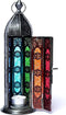 Yogi & Yogini naturals Sfeerlicht oosterse lantaarn zeven chakra's