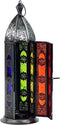 Yogi & Yogini naturals Sfeerlicht oosterse lantaarn zeven chakra's