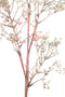 PTMD Leaves Plant Baby's Breath Kunsttak - 60x32x110 cm - Lichtroze