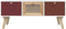 vidaXL - Salontafel - met - lades - 80x40x35,5 - cm - bewerkt - hout