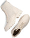 Guess Razieli - Biker boots - Vetersluiting met logo G print - Creme