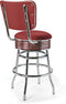 Bel Air Retro Barkruk BS-29-66-CB Ruby