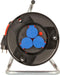 Brennenstuhl Garant - Kabelhaspel IP44 40m H05VV-F 3G1,5 - 3 stopcontacten - Zwart Rood
