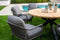 Yoi - Bara dining chair aluminium salix/rope salix/flax beige AW