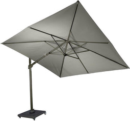 Yoi - Cavalo parasol aluminium dark grey 300x300/8 dark grey