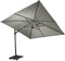 Yoi - Cavalo parasol aluminium dark grey 300x300/8 dark grey
