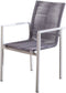 Yoi - Ishi stackable dining chair alu white/rope light grey