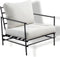 Yoi - Ki lounge chair alu dark grey