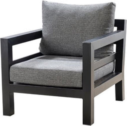 Yoi - Midori lounge chair alu black/panther black