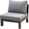 Yoi - Midori lounge chair alu dark grey/mixed grey