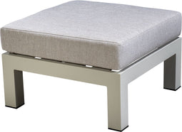 Yoi - Midori ottoman aluminium salix/flax beige AW