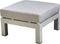 Yoi - Midori ottoman aluminium salix/flax beige AW