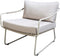 Yoi - Moledo lounge chair aluminium salix/rope salix/flax beige AW