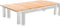 Yoi Salontafel Midori White 140 cm