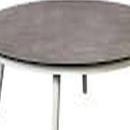 Yoi - Sushi coffee table dia. 50x35 cm aluminium salix/vulcano