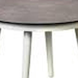 Yoi - Sushi coffee table dia. 80x30 cm aluminium salix/vulcano