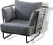 Yoi - Taiyo lounge chair alu black/panther black