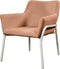Yoi - Take lounge chair aluminium salix/terracotta AW