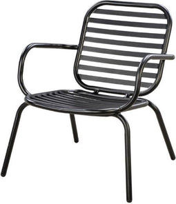 Yoi - Tomo lounge chair alu/black