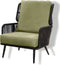 Yoi - Tsubasa lounge chair alu black/rope black/emerald green