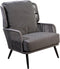 Yoi - Tsubasa lounge chair alu black/rope dark grey/kurai