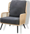 Yoi - Tsubasa lounge chair alu black/rope natural/panther black