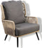 Yoi - Tsubasa lounge chair alu black/rope natural/soil