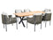 Yoi - Umi dining chair alu black/rope grey