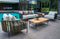 Yoi - Umi lounge chair alu dark grey/rope green
