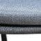Yoi - Vedella stackable dining chair without armrests aluminium dar...