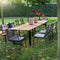 Yoi - Wasabi stackable dining chair alu black/rope black