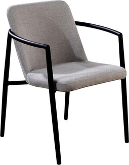 Yoi - Youkou dining chair alu black/flanelle grey