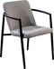 Yoi - Youkou dining chair alu black/flanelle grey