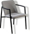 Yoi - Youkou dining chair alu black/flanelle grey