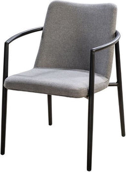 Yoi - Youkou dining chair alu black/mixed grey