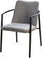 Yoi - Youkou dining chair alu black/mixed grey