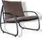 Yoi - Youkou lounge chair alu black/heather beige